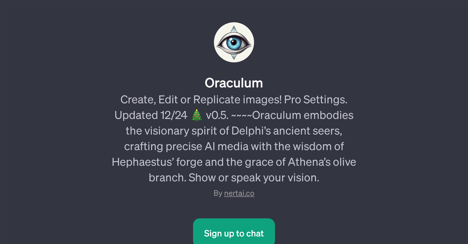 Oraculum website