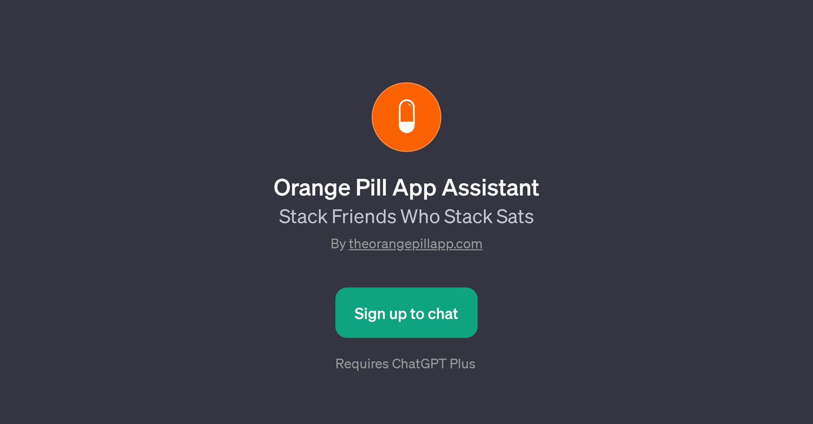 Orange Pill App Assistant website