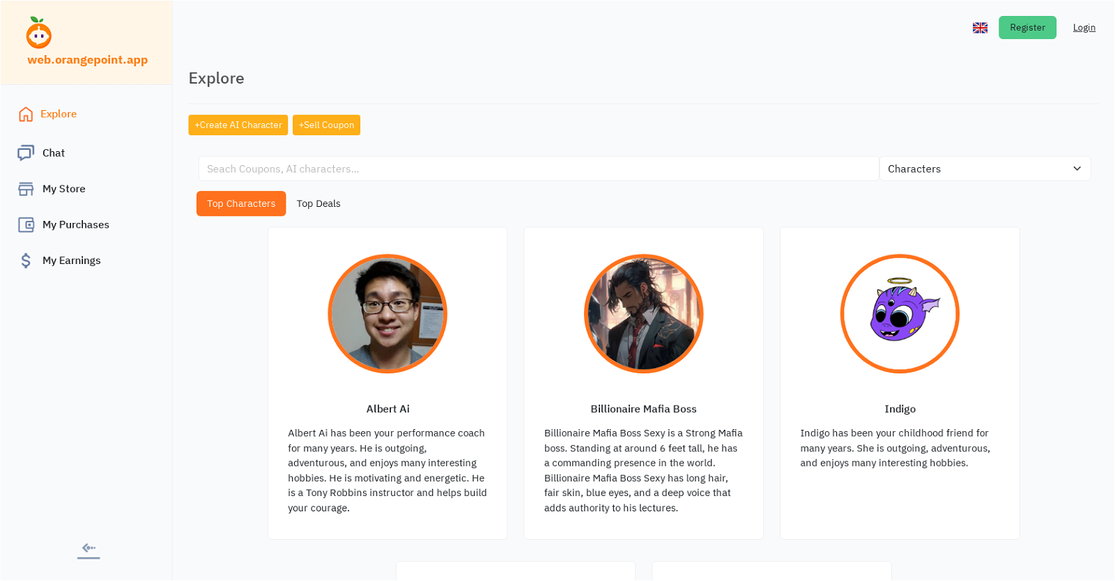 OrangePoint website