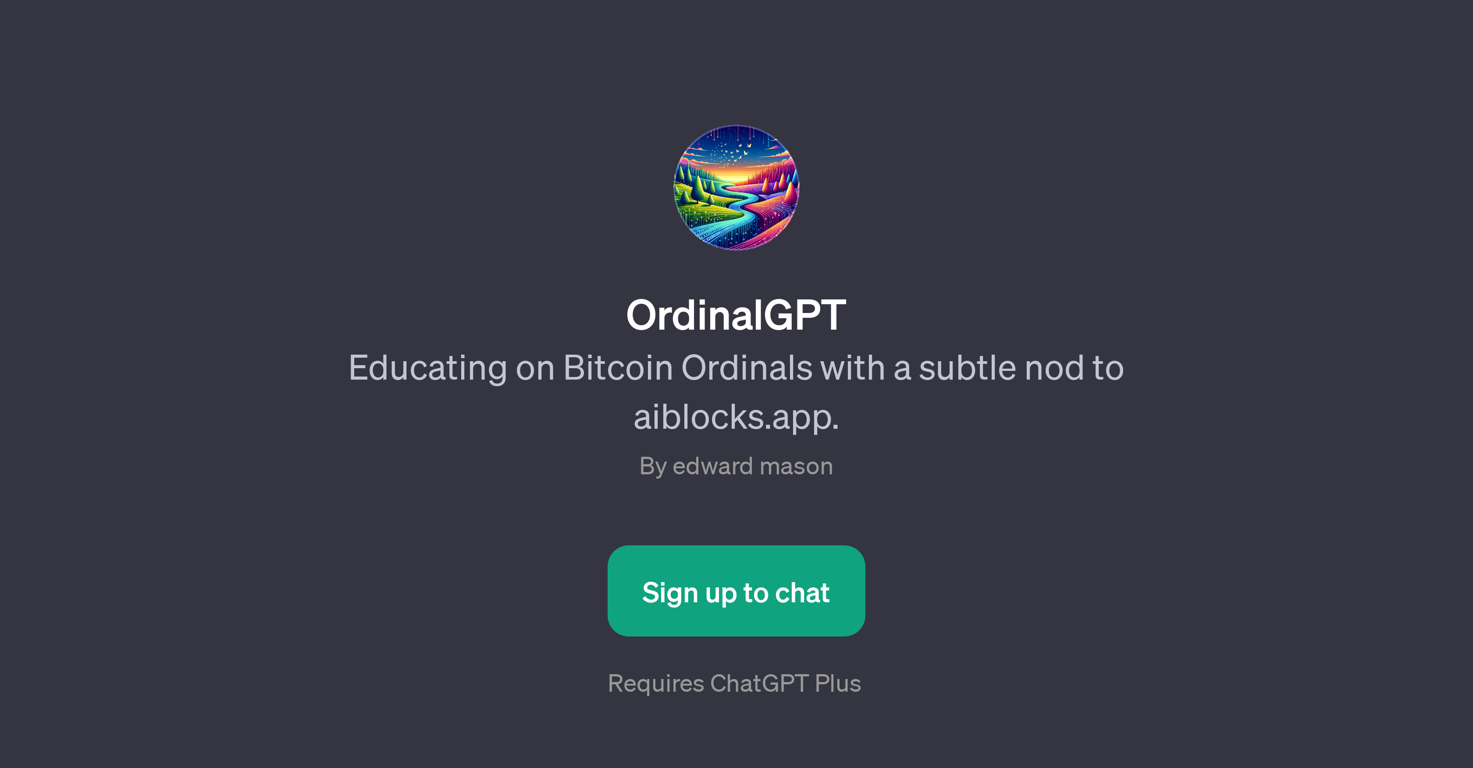 OrdinalGPT website