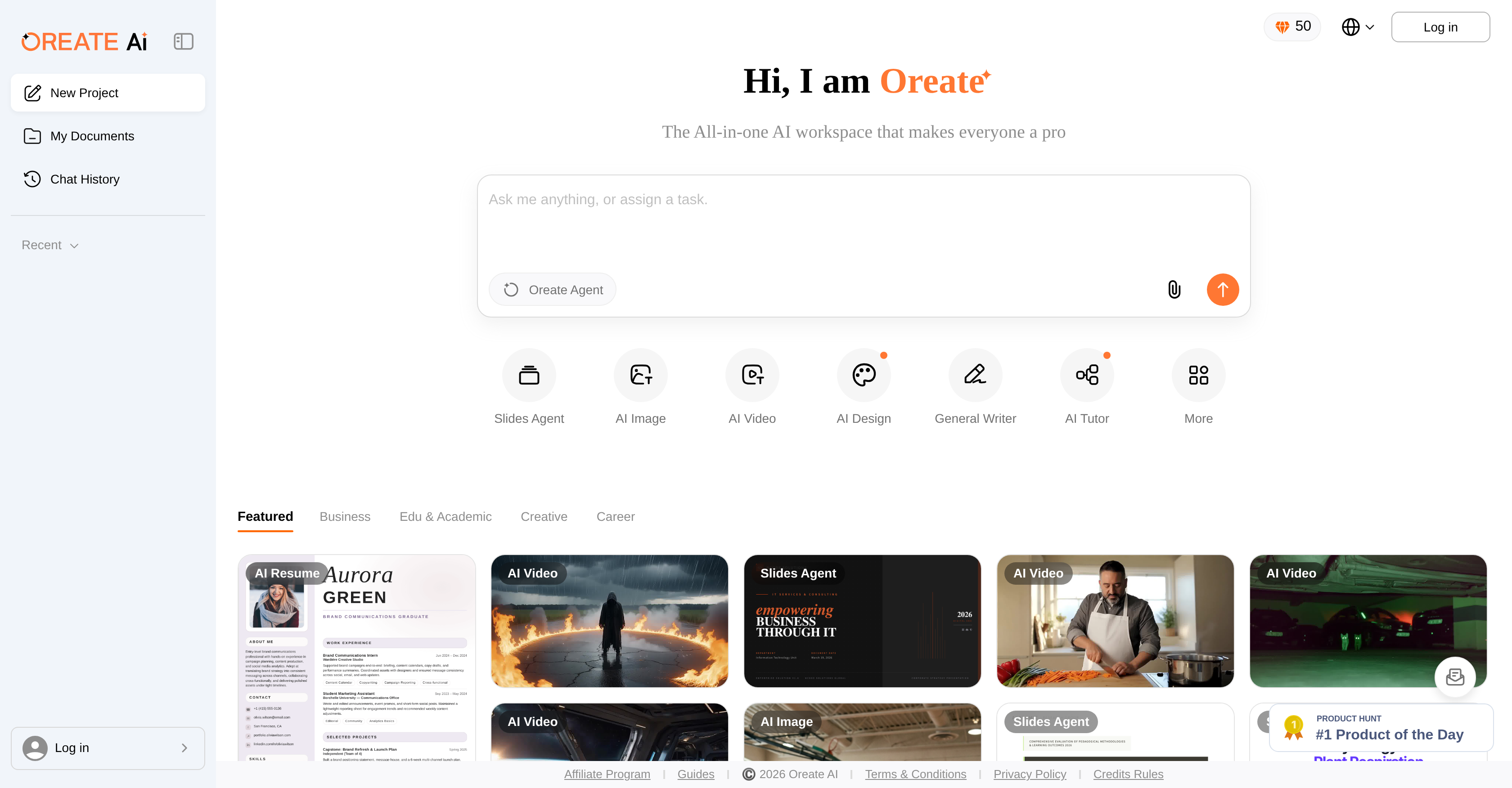 Oreate AI screenshot 1 Oreate AI screenshot 1