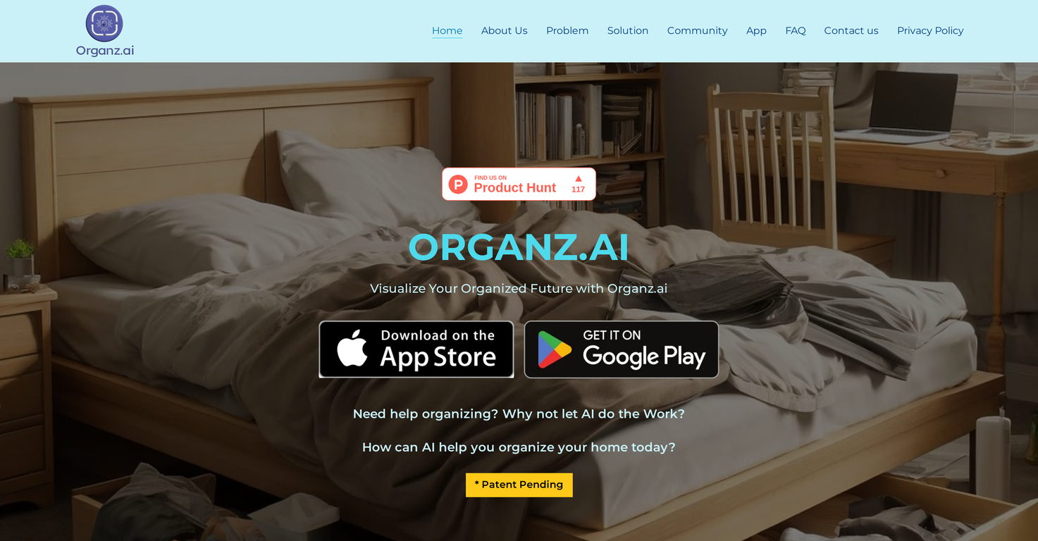 Organz.ai website