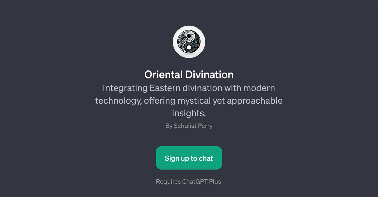 Oriental Divination website