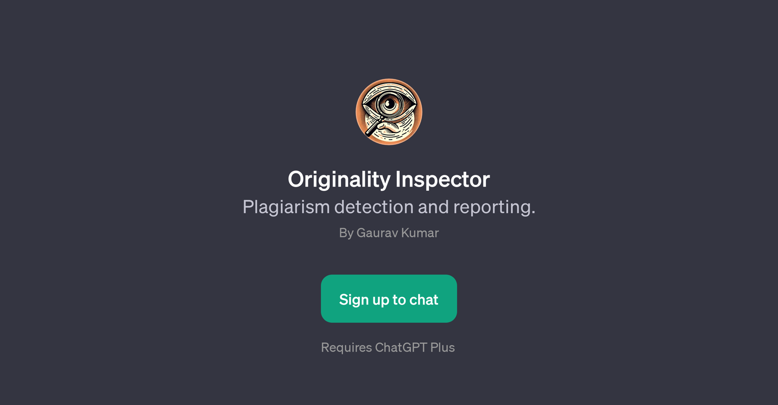 Originality Inspector website