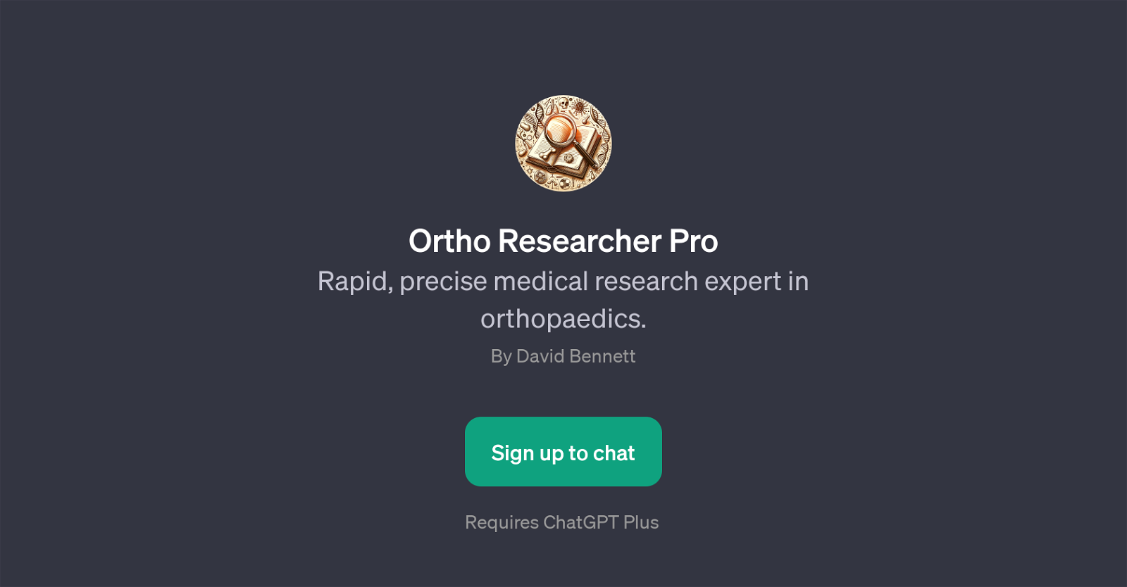 Ortho Researcher Pro website
