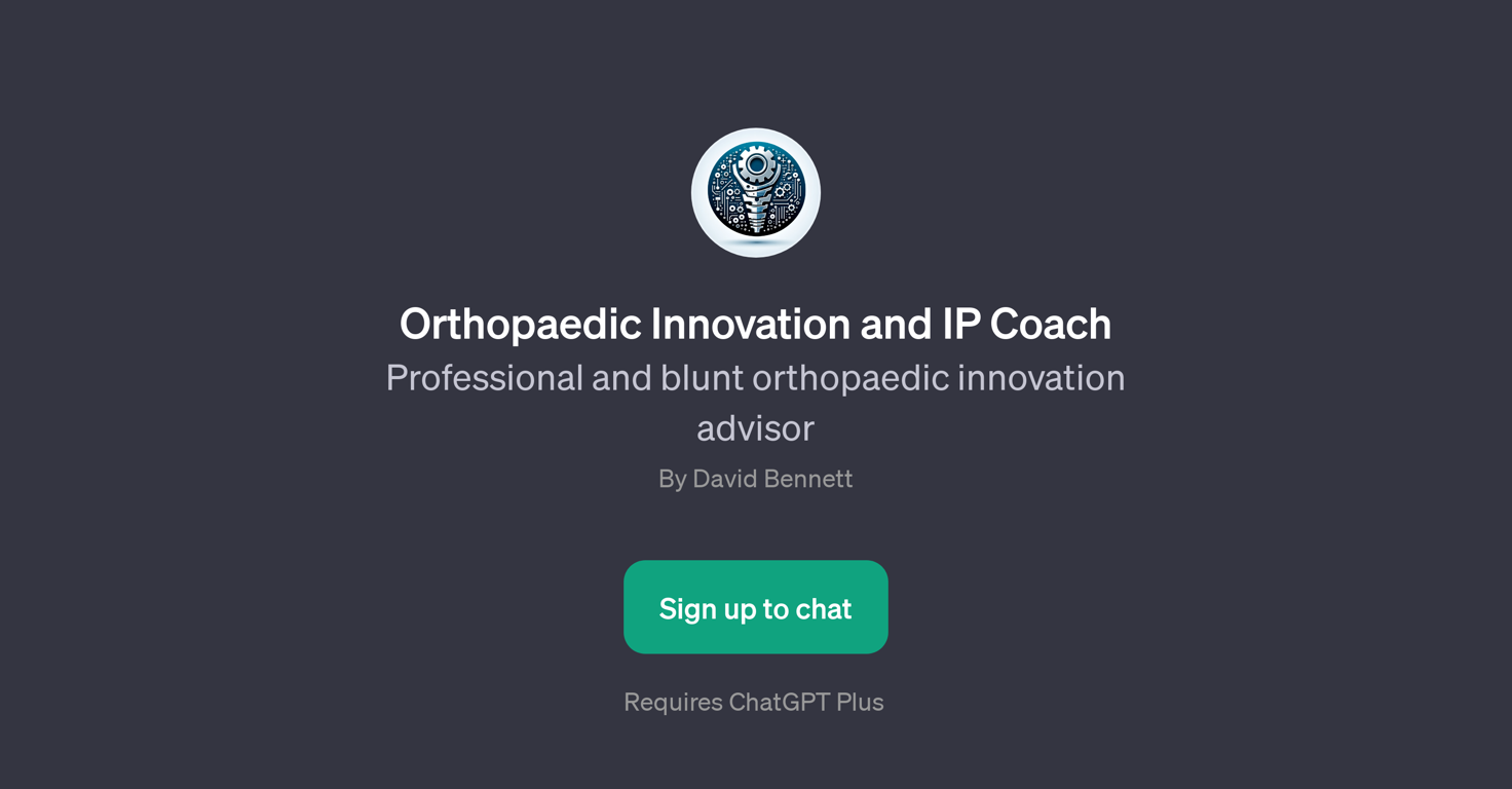 Orthopaedic Innovation and IP Coach website