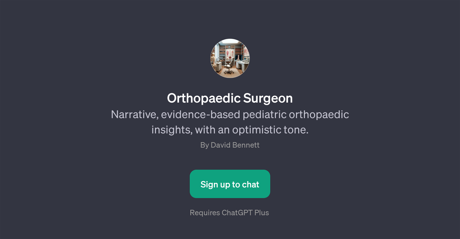 Orthopaedic Surgeon GPT website