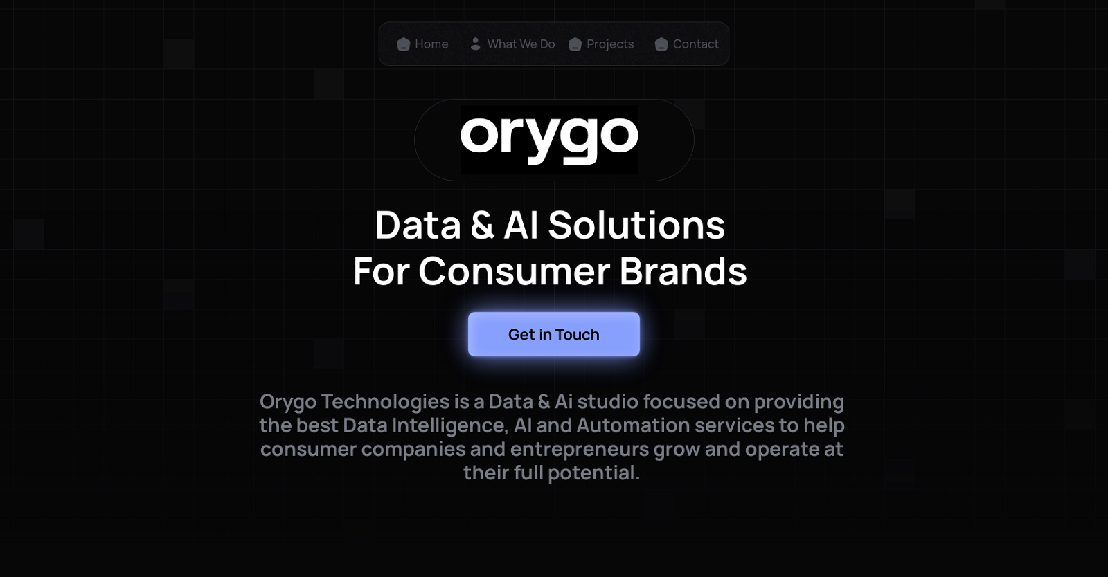 Orygo Technologies website