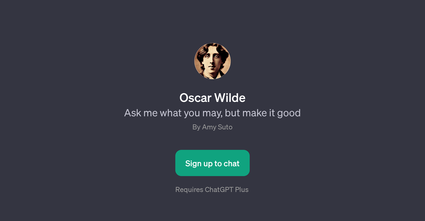 Oscar Wilde GPT website