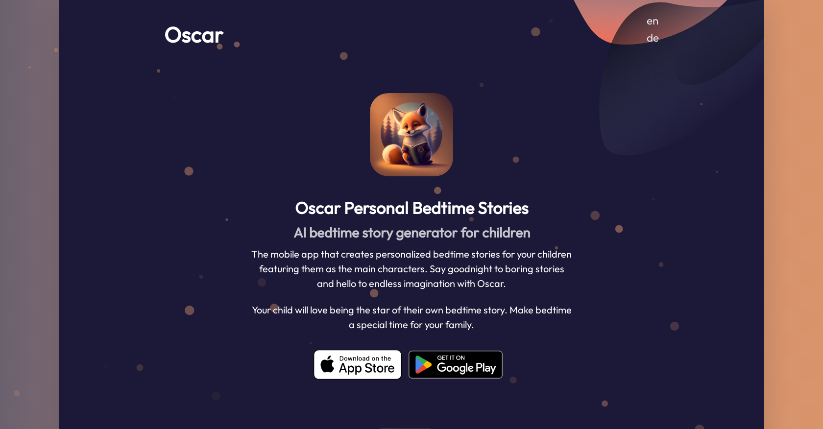 Oscar website