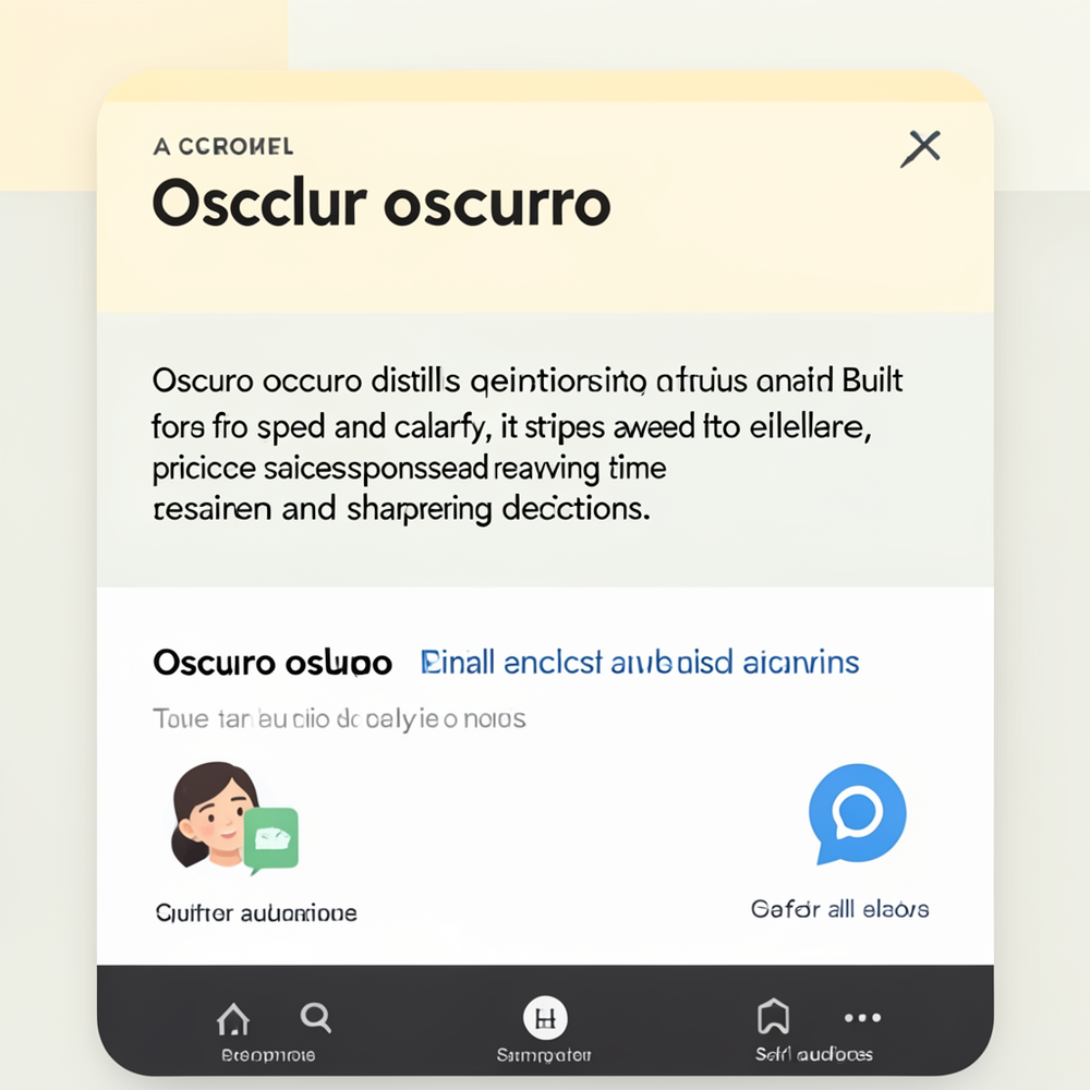 Oscuro oscuro website