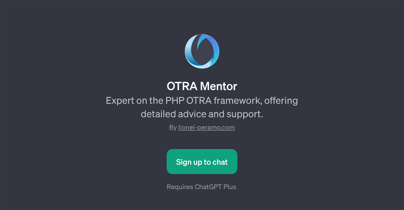 OTRA Mentor website