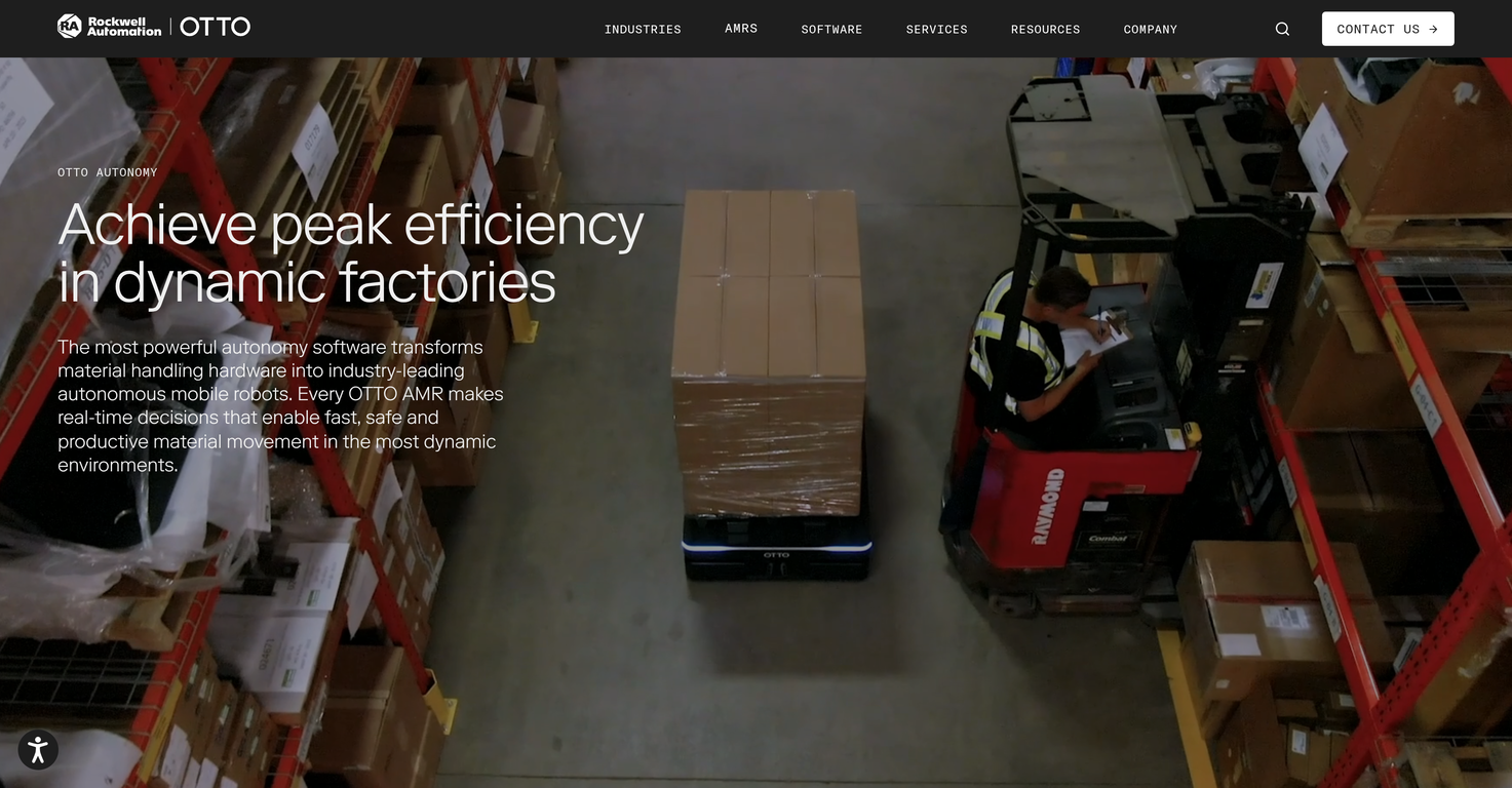 OTTO Autonomy website