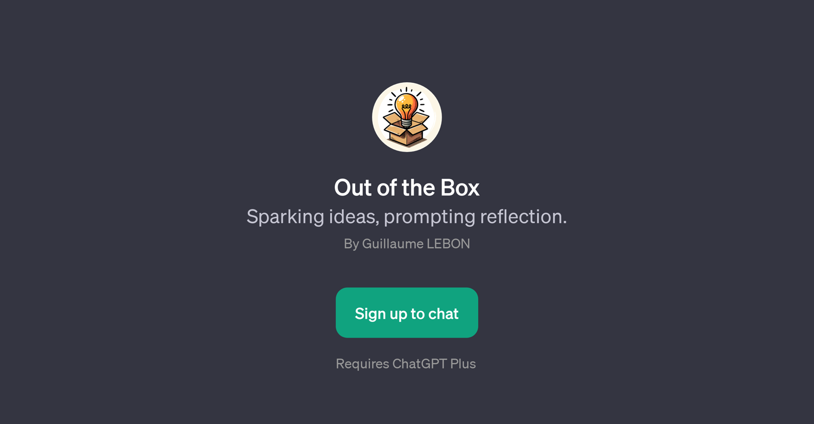 Out of the Box website