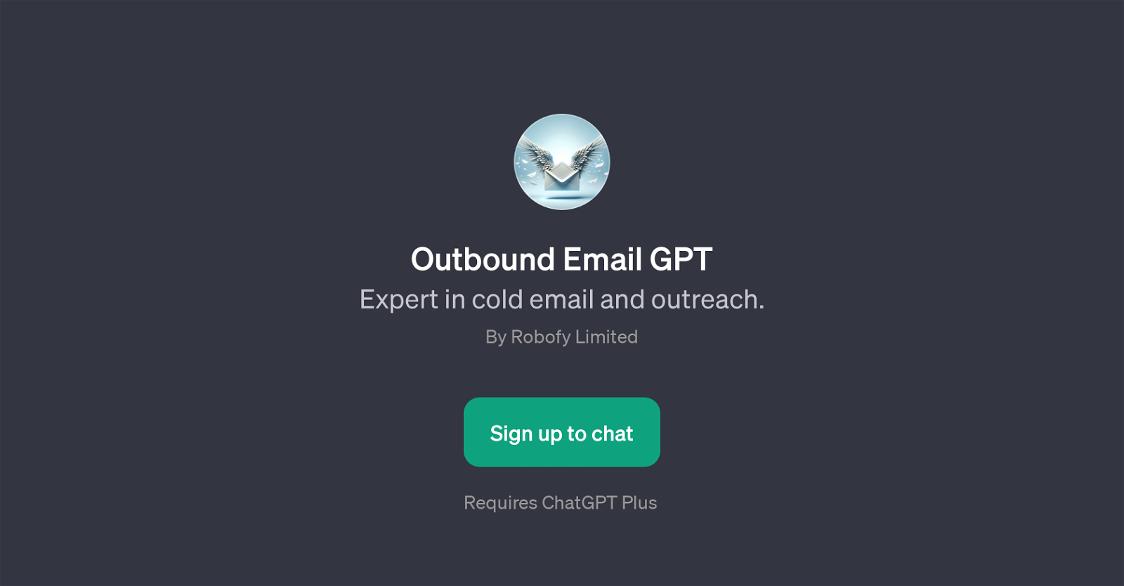 Outbound Email GPT website