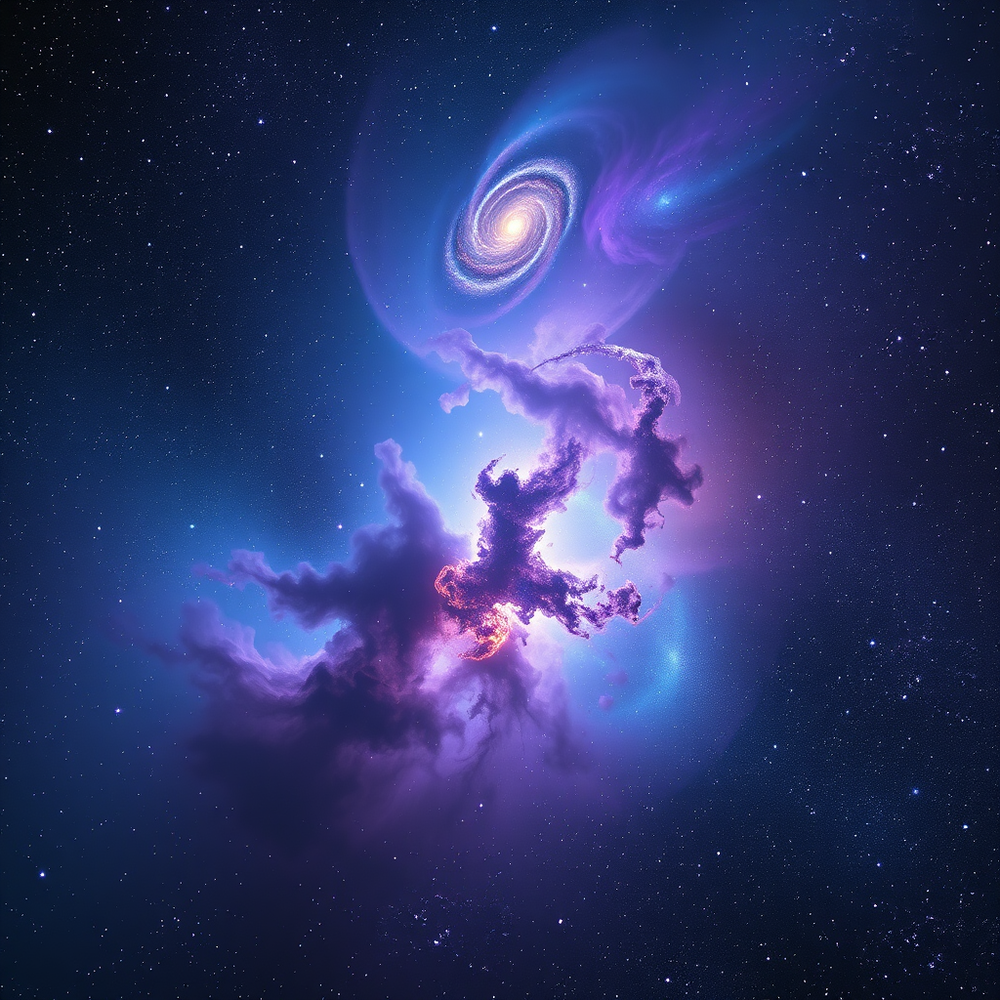 Outer Space in 3-d and realistic website