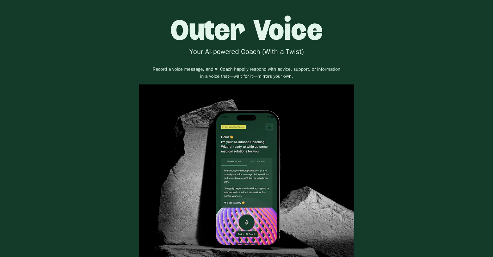 Outer Voice website