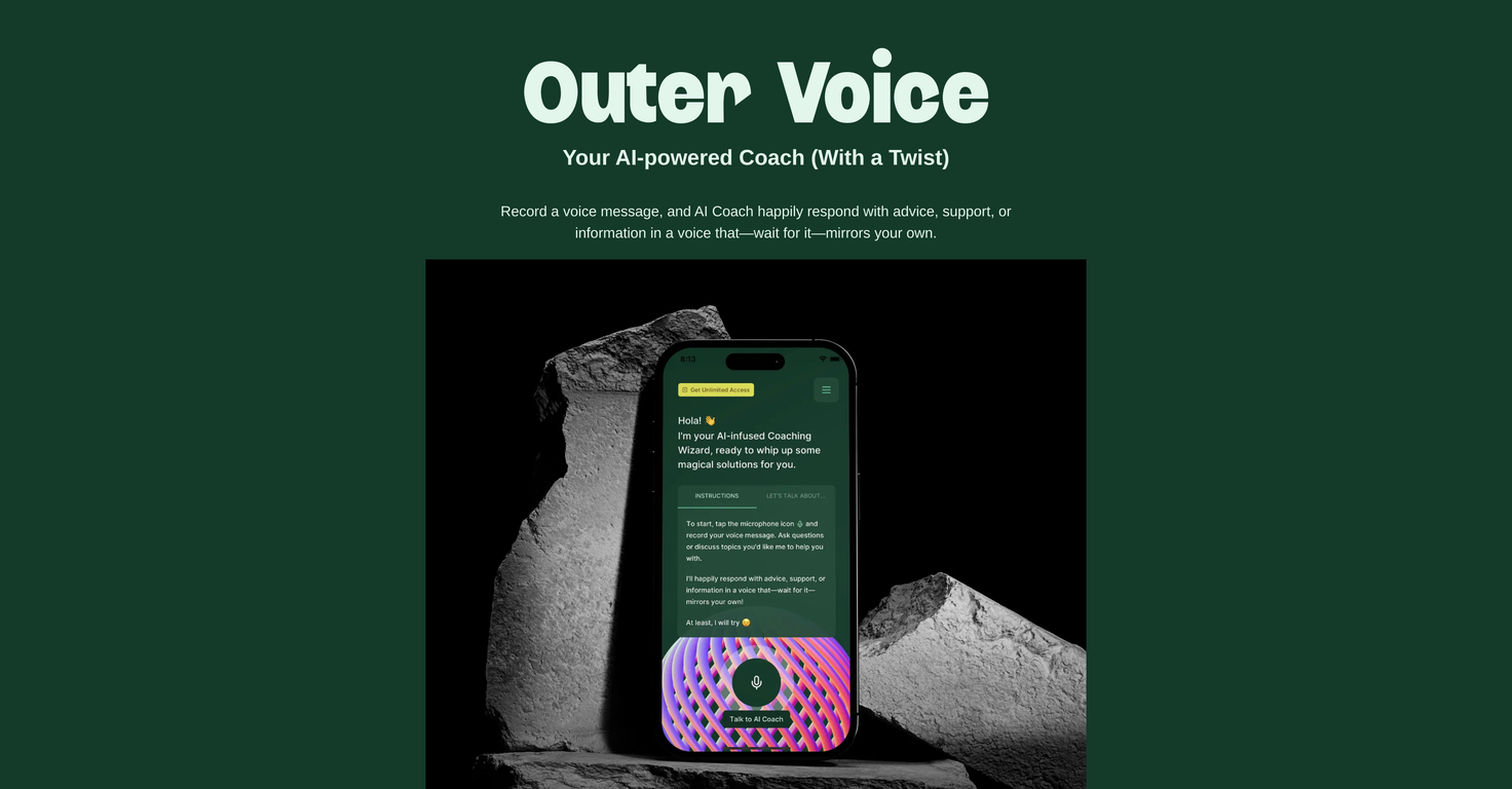 Outer Voice website