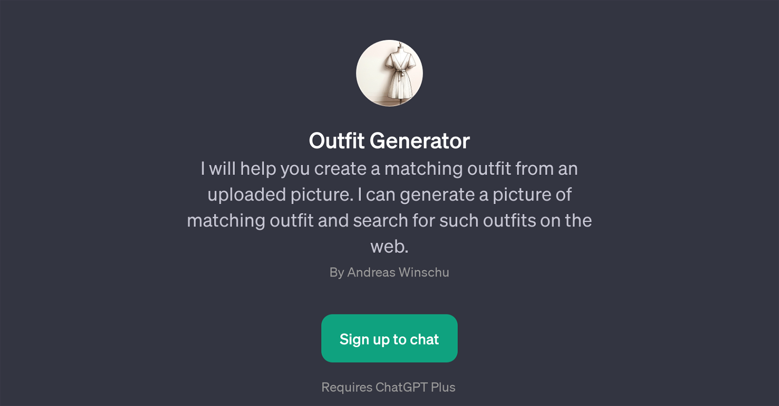Outfit Generator website