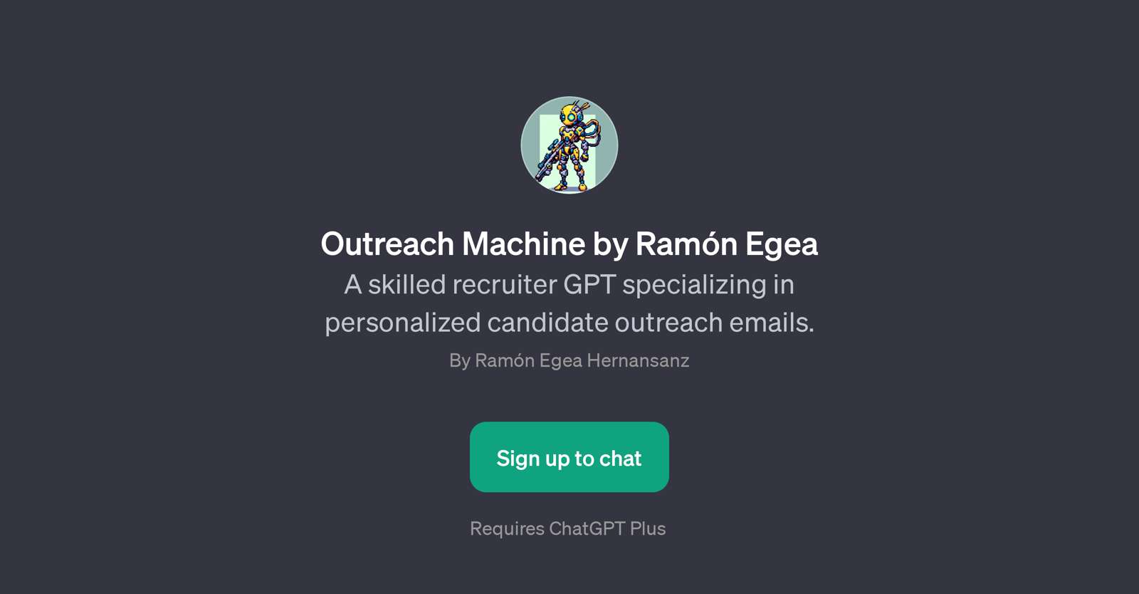 Outreach Machine by Ramn Egea website