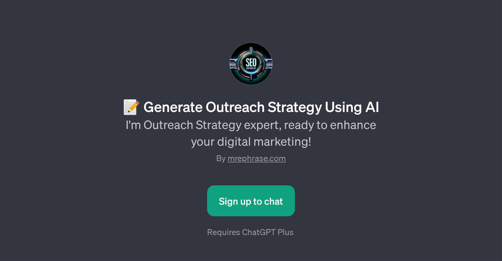 Outreach Strategy Expert website