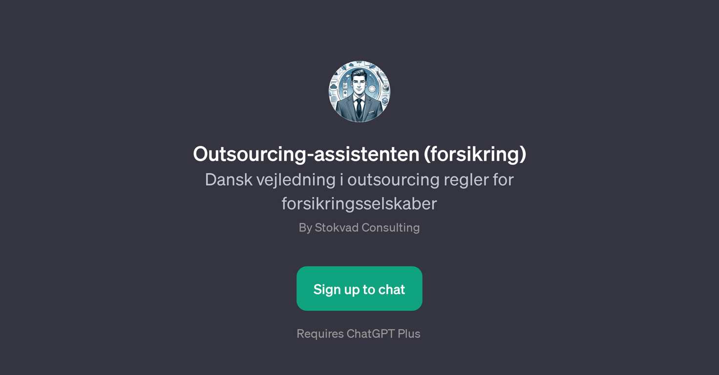 Outsourcing-assistenten (forsikring) website