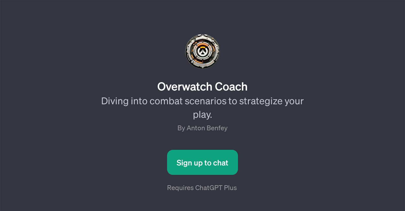 Overwatch Coach website