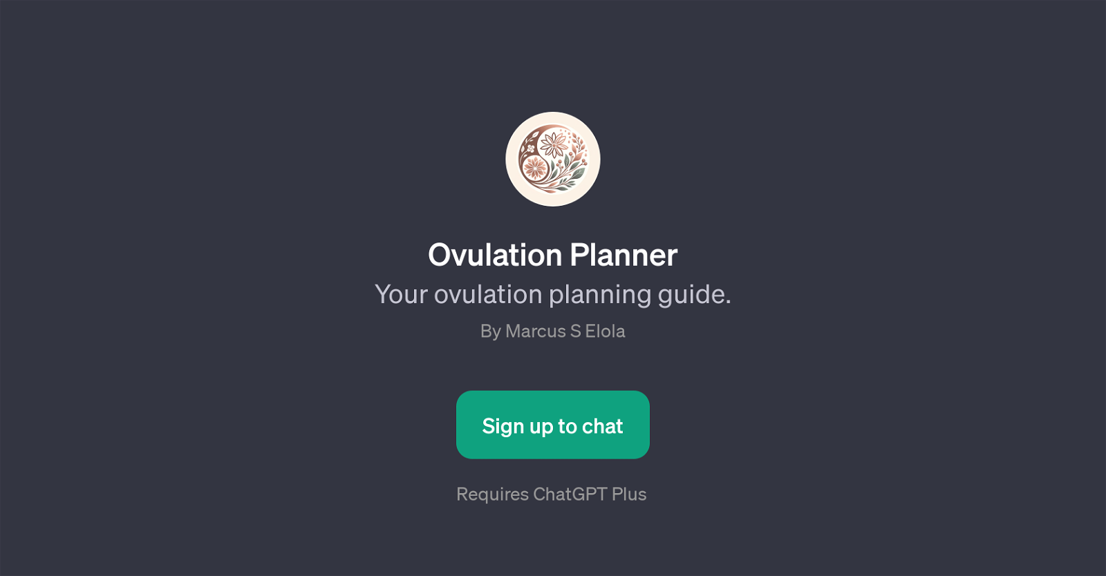 Ovulation Planner website