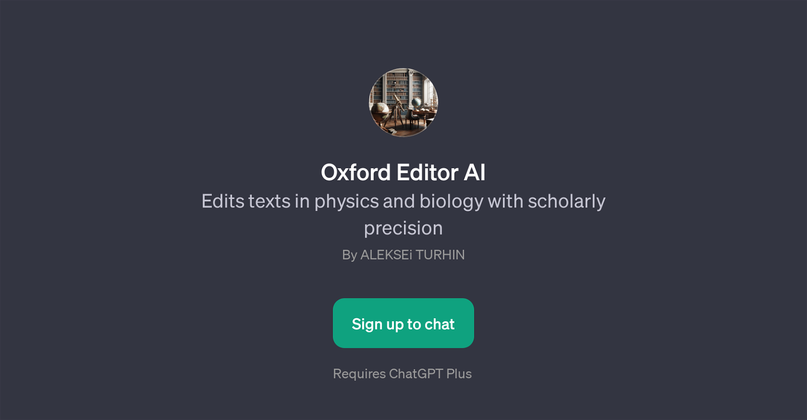 Oxford Editor AI website