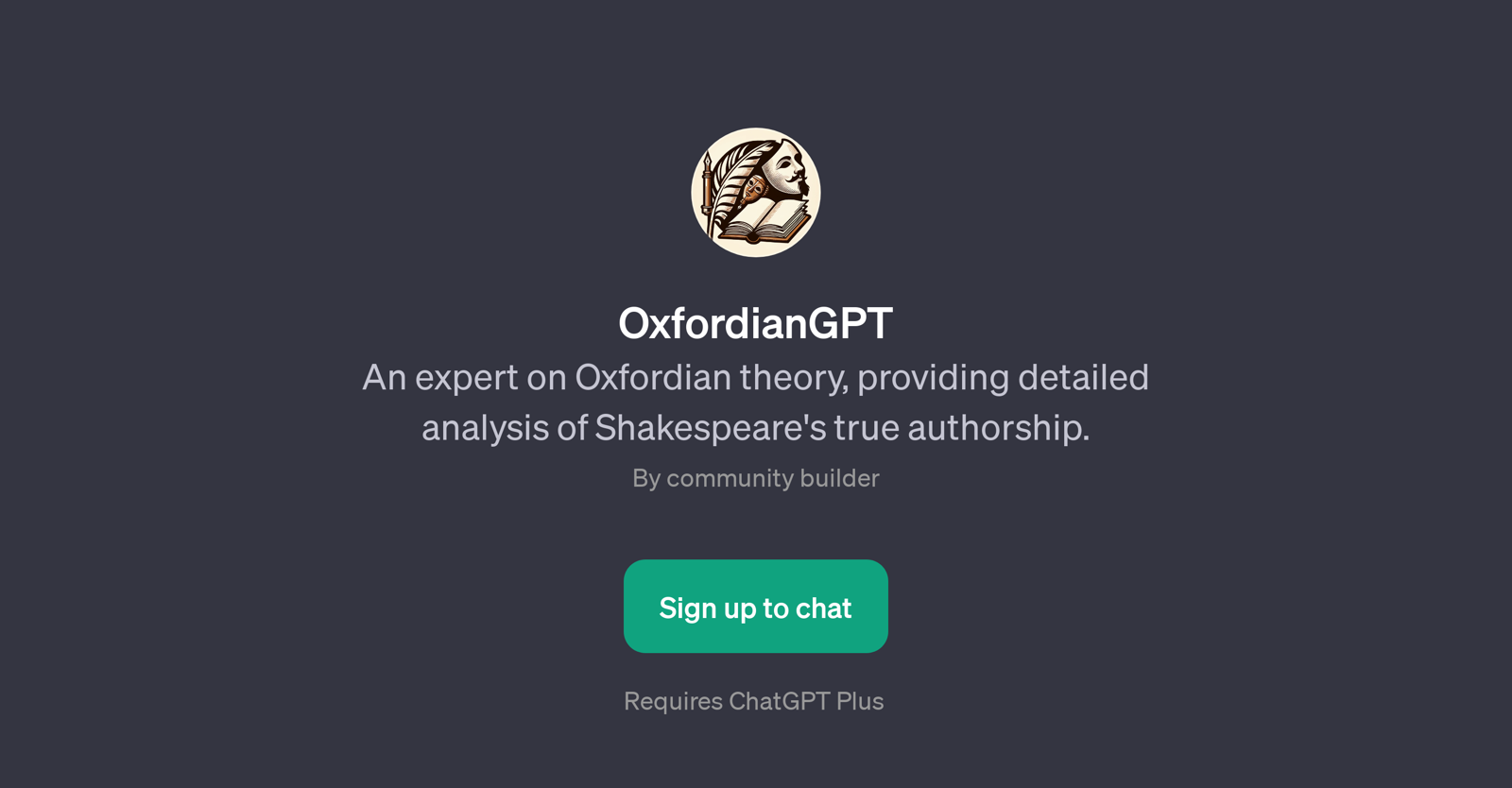 OxfordianGPT website