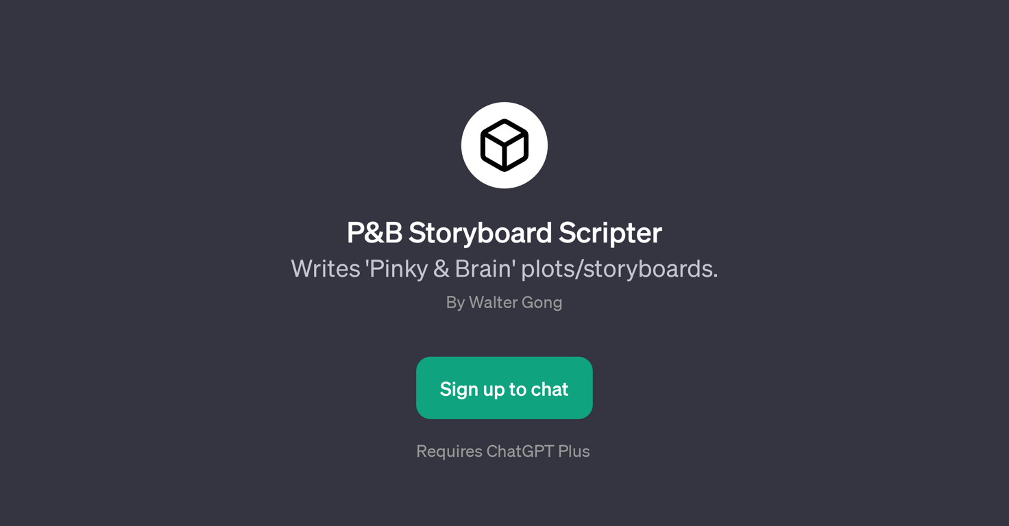P&B Storyboard Scripter website