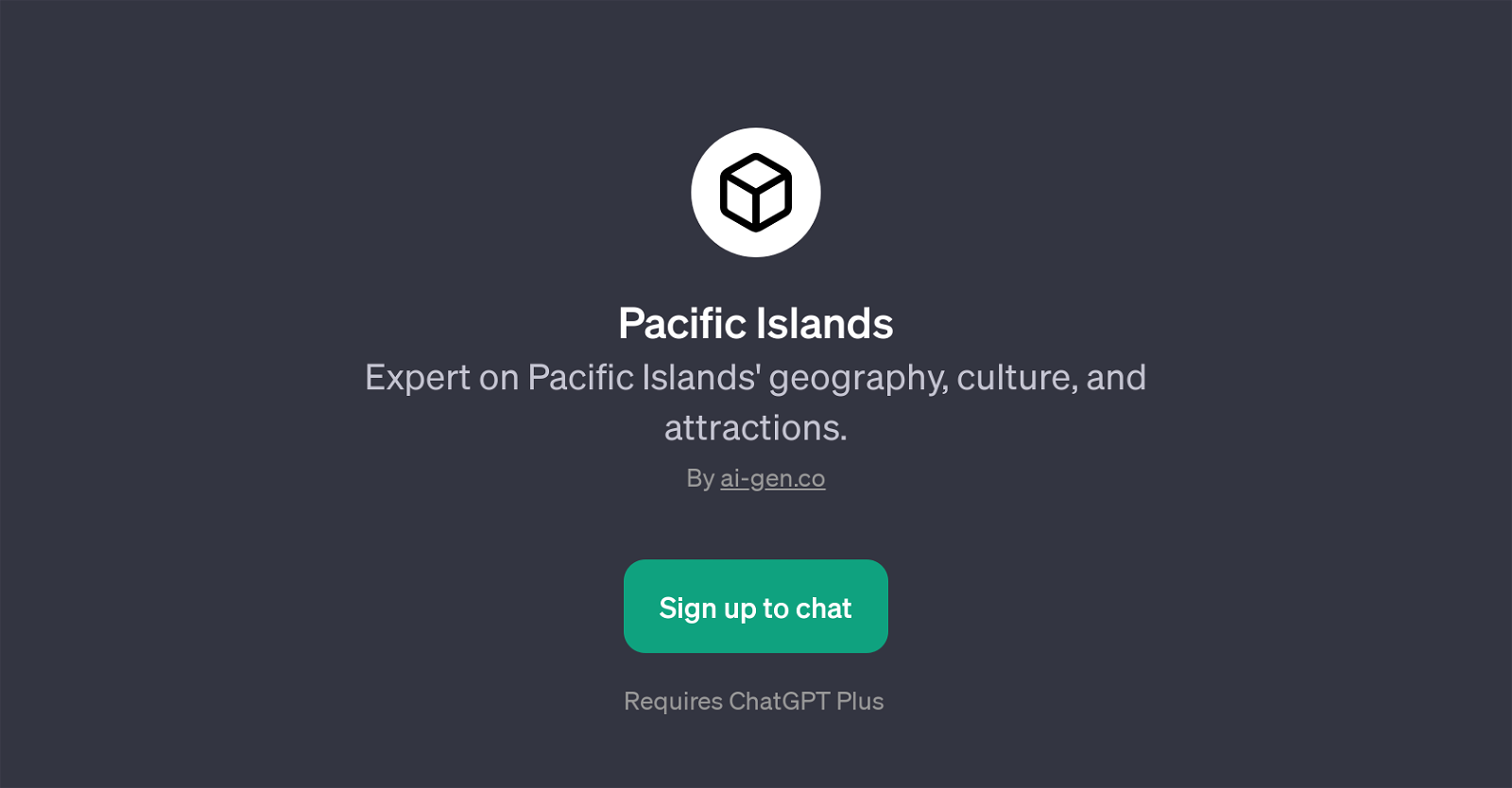 Pacific Islands website