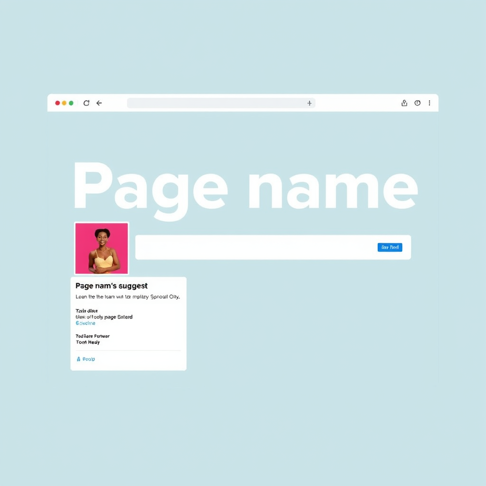 Page name genarate website