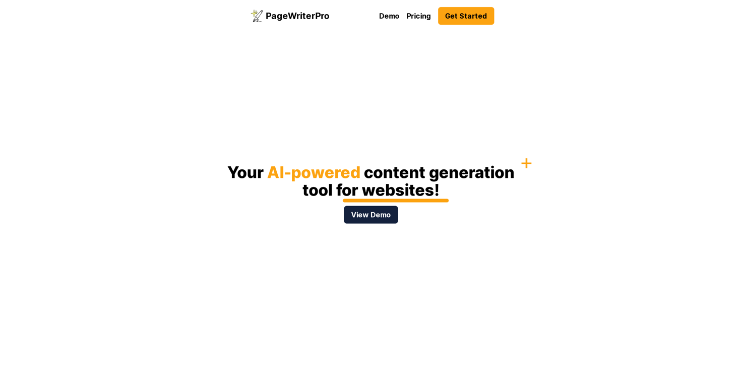 Page Writer Pro website