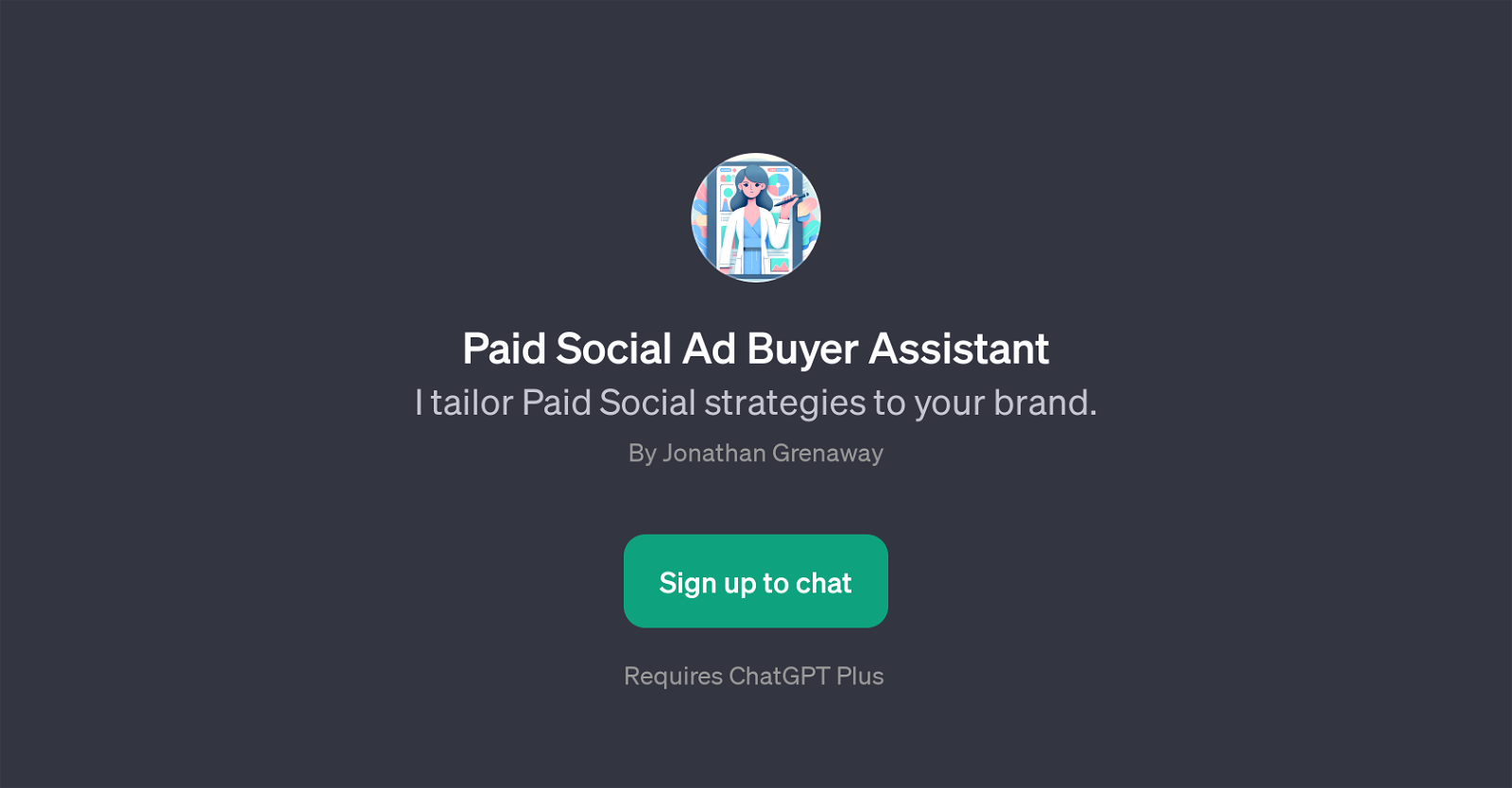 Paid Social Ad Buyer Assistant website