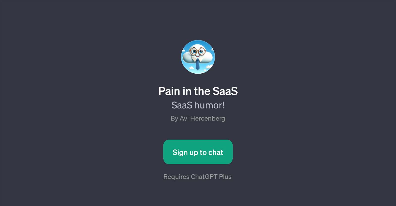 Pain in the SaaS website