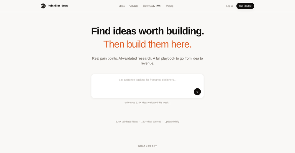 Painkiller Ideas website