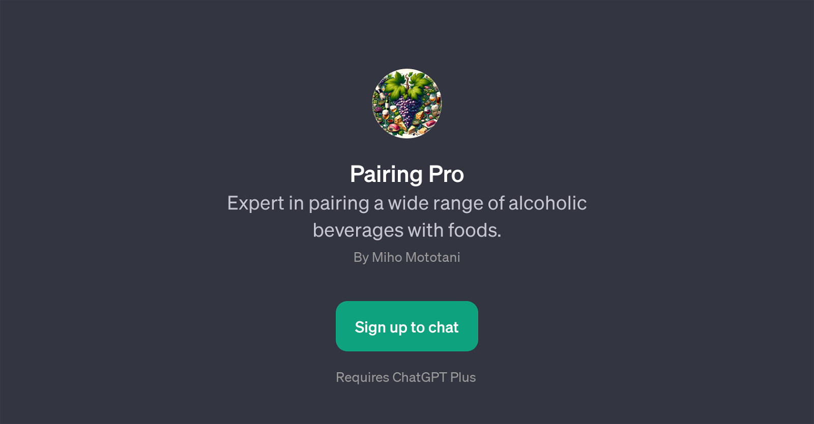 Pairing Pro website