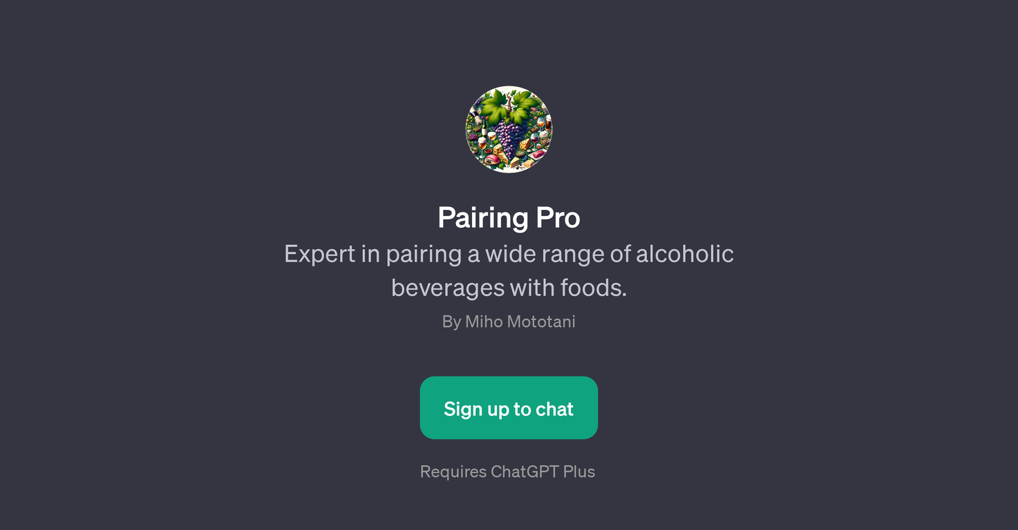 Pairing Pro website
