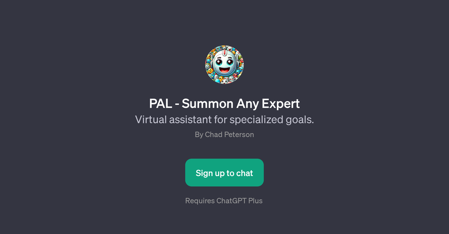 PAL - Summon Any Expert website