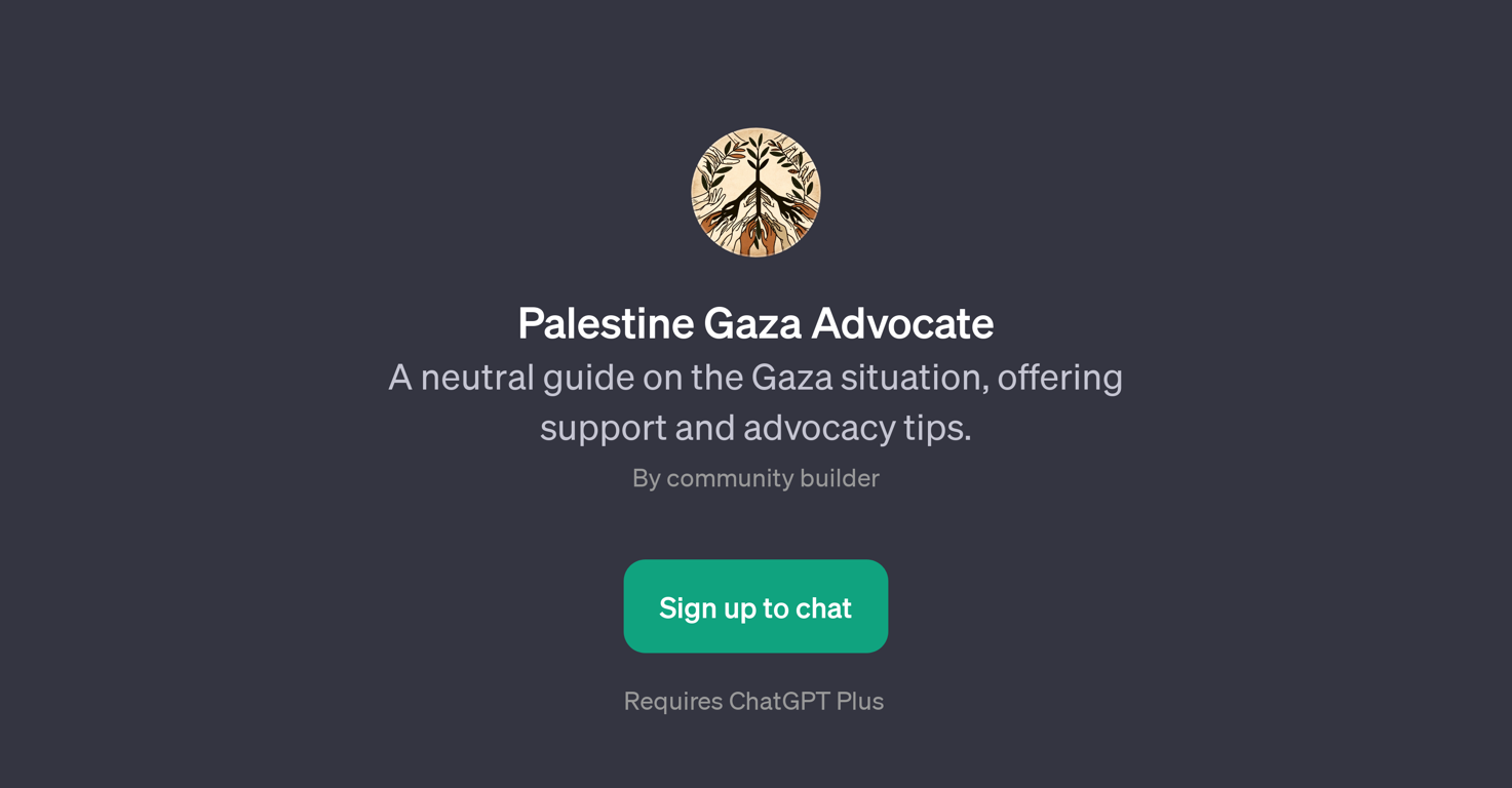 Palestine Gaza Advocate website