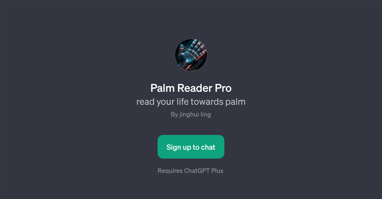 Palm Reader Pro website