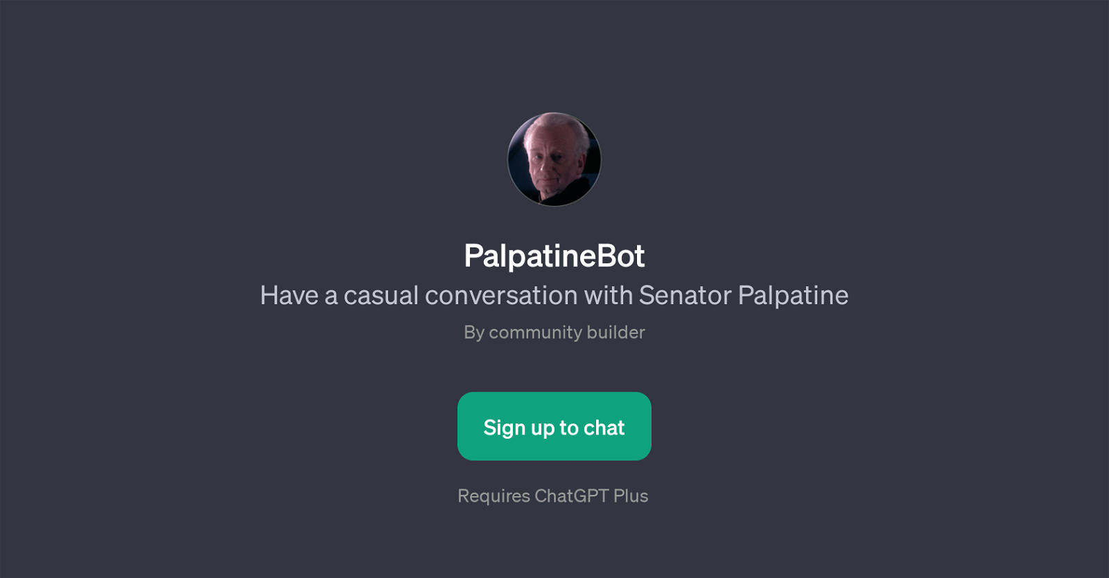 PalpatineBot website