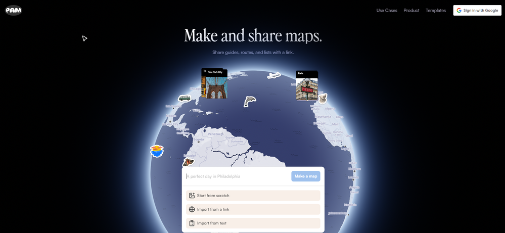PamPam website
