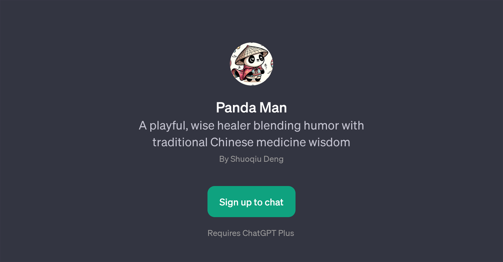 Panda Man website