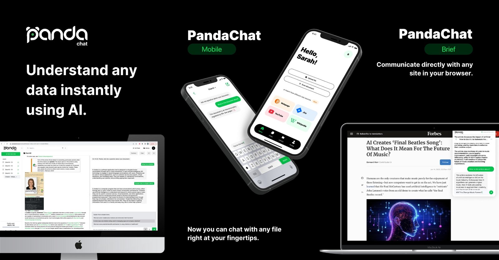 PandaChat website