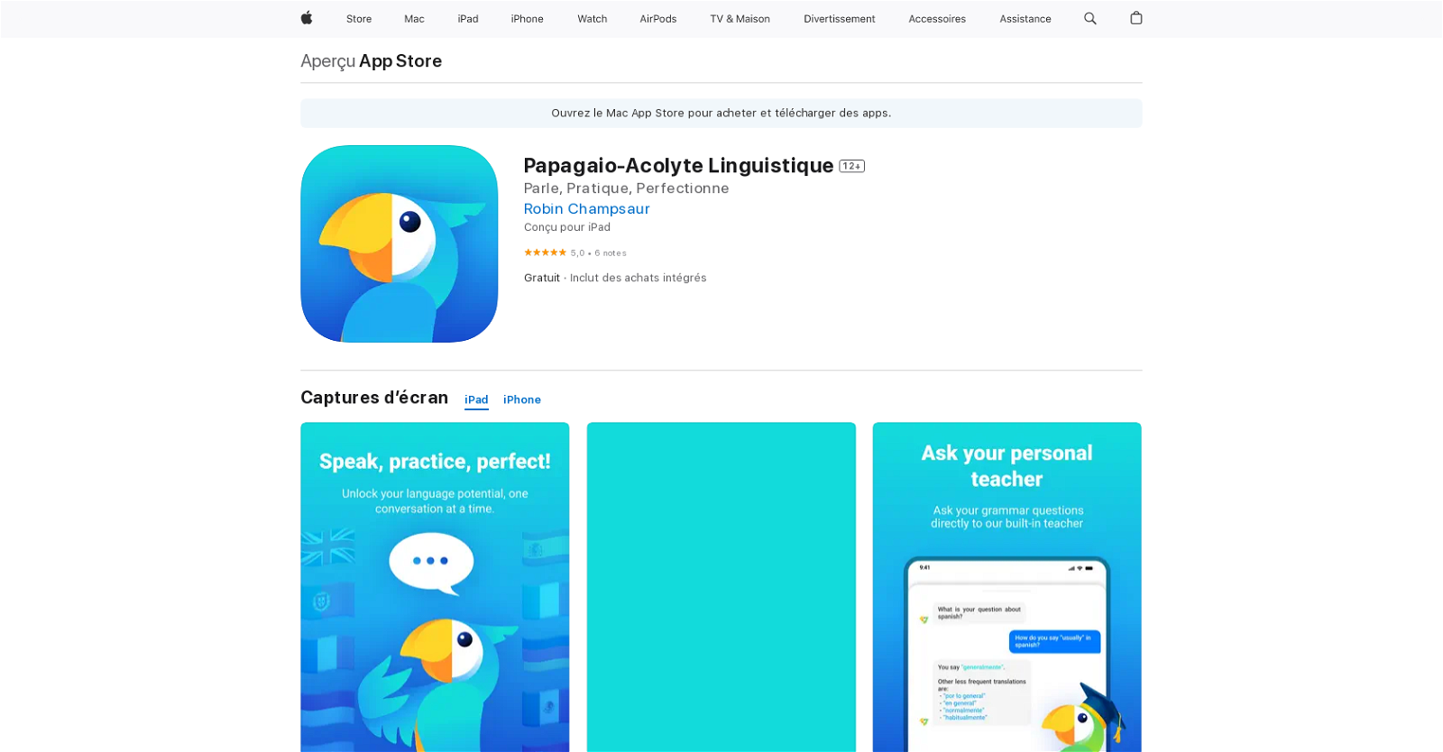 Papagaio website