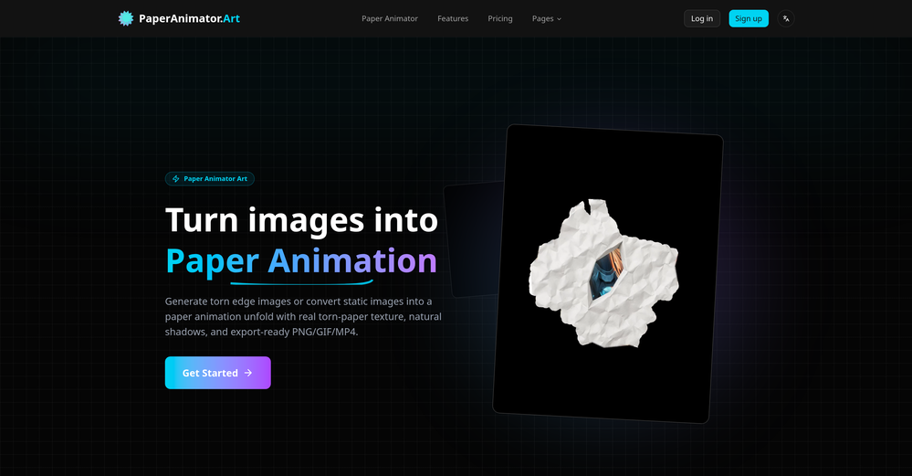 Paper Animator website