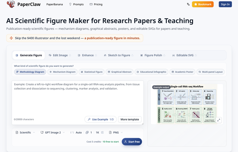 PaperClaw website