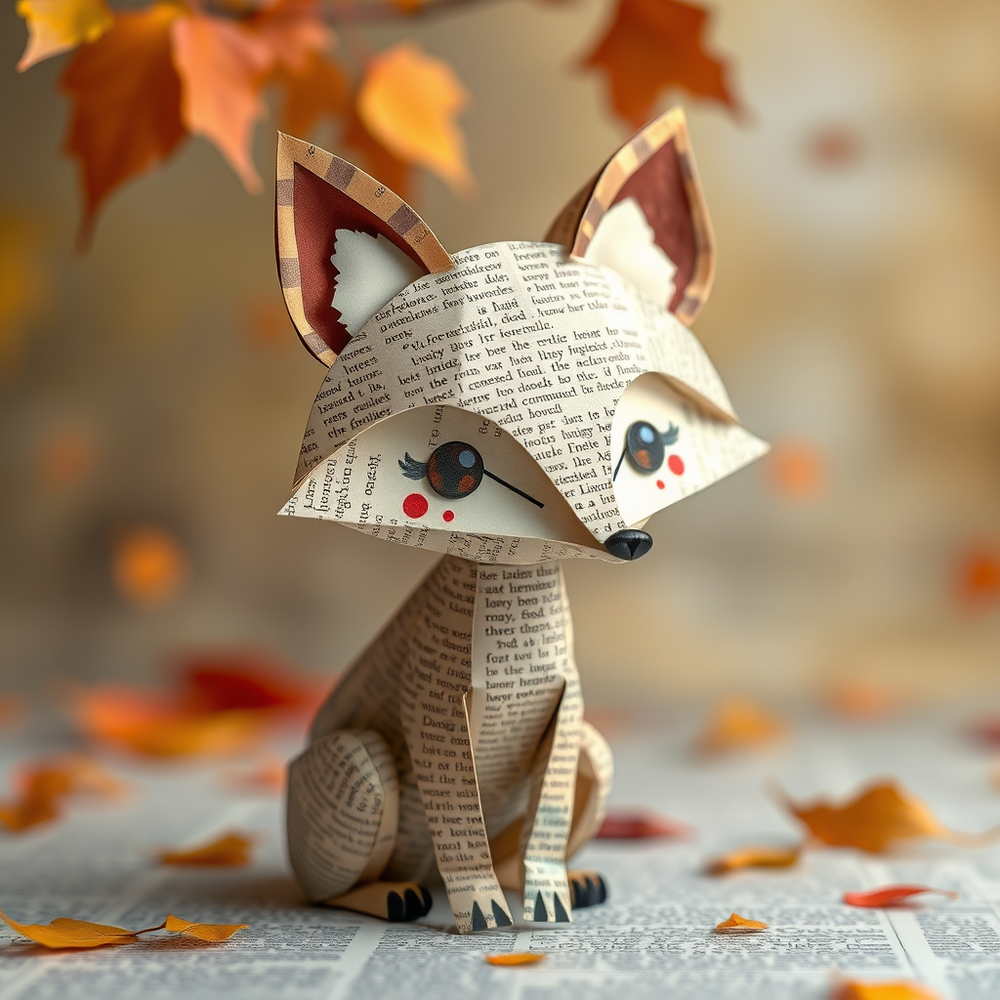 Papercrafted Elegance in Autumn website